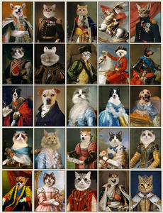 ภาพวาดตกแต่งรูปสัตว์เลี้ยงแบบกำหนดเองที่เป็นมิตรกับสิ่งแวดล้อมจาก Alipetsmile ขายส่ง ของที่ระลึกดีไซน์พิเศษ กรอบอะลูมิเนียมอัลลอย - Product Image 5