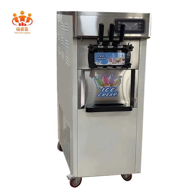 Factory direct economic commercial automatic vertical soft serve ice cream machine