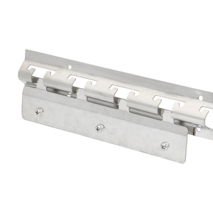 <span class=keywords><strong>Rail</strong></span> de cintre de matériel de kit de rideau en PVC renforcé antirouille de haute qualité pour le cintre <span class=keywords><strong>et</strong></span> l'agrafe d'acier inoxydable de rideau de bande - Product Image 3