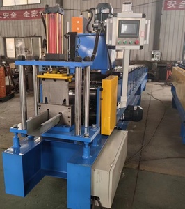 Toiture en métal galvanisé automatiquement en aluminium demi-carré demi-rond attrape-pluie gouttière rouleau formant la machine - Product Image 3