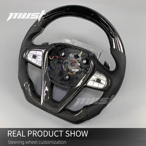 Para BMW 3 5 6 7 Series modelo de lujo Alpina B7 XDrive 750i 6-Series <span class=keywords><strong>GT</strong></span> G11 G12 G20 G30 volante LED de fibra de carbono personalizado - Product Image 3