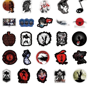 Nouveau Design 50 pcs/sac <span class=keywords><strong>Death</strong></span> Note Étanche Amovible Vinyle Autocollants pour Planche À Roulettes Téléphone Ordinateur Portable Décoration - Product Image 4