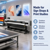Impresora Eco Solvente Comercial para Impresión de Materiales Publicitarios