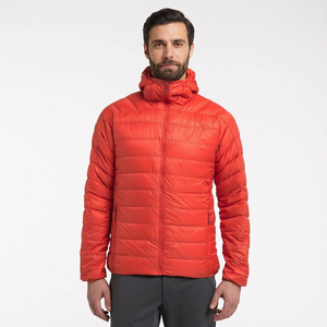 OEM <b>Mens</b> Fashionable Canvas Puffer <b>Jackets</b> Lightweight Winter Ultra <b>Light</b> Breathable Quick Dry Zipper Outdoor High Street Style - Product Image 1