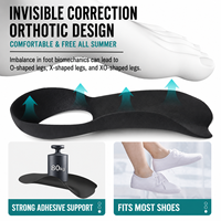 Semelles orthopédiques pour fasciite plantaire et pieds plats, avec soutien de la voûte plantaire, inserts de chaussures à technologie intelligente