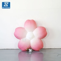 Fleur de cerisier gonflable géante personnalisée pour la publicité d'événements en plein air, décoration gonflable, modèle de sakura
