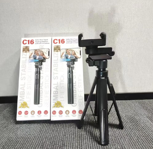 กิมบอลกันสั่นแบบมือถือ C10 arrivalc16ใหม่อุปกรณ์ติดตามใบหน้า AI ขาตั้งกล้องเซลฟี่อัจฉริยะรีโมทคอนโทรลไร้สายสำหรับ <span class=keywords><strong>iPhone</strong></span> - Product Image 4