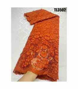 अफ्रीकी कढ़ाई उच्च गुणवत्ता अफ्रीकी अनुशीलन तुले फीता कपड़े - Product Image 5