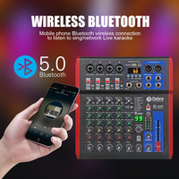 Console de mixage audio professionnelle Debra SI8 DJ 48V BT5.0 99DSP Interface pour karaoké à domicile et contrôleur de mixage musical