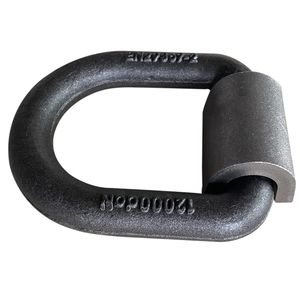 12000lbs <b>Flatbed</b> <b>Truck</b> Weld on Forged D Lashing Ring Trailer Tie Down Anchor with Plate - Product Image 3