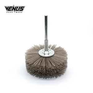 Polishing Abrasive Buffing With Shaft Steel Wire Wheel Brush