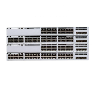 Original new 48-port 1G copper with fixed 4x10G/1G SFP+ uplinks, PoE+ C9300L-48P-4X-E,C9300L-48P-4X-A