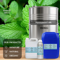 Bulk Organic100 % Pure Natural Peppermint Essential Oil Gallon pour Yoga Exercise Hair Growth Body Massage