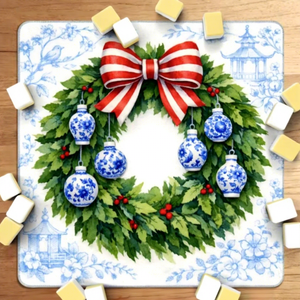 Christmas Themed Jacquard Fabric Mahjong <b>Table</b> Mat, Non-Slip Water-Absorbent, Stain Resistant Wearable Easy Clean Game <b>Table</b> Pad - Product Image 3