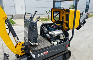 Nueva Miniexcavadora Ultracompacta SE12SR Probada, con Giro de Cola Cero, al Mejor Precio, Directo de Fábrica - Product Image 4
