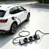 Câble de recharge portable pour VE 3,5 kW 16 A 240 V Mode 2 EVSE Chargeur de véhicule électrique Décharge V2L Type 2 Type 1 GBT Contrôle par application OEM