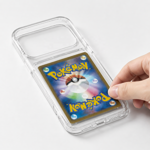 เคสโทรศัพท์ใสแบบใหม่ ดีไซน์เคลือบไฟฟ้า TPU พร้อมช่องใส่การ์ดในตัว สำหรับ 17 Pro Max 18 Pro Max - Product Image 3