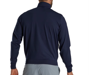 Usine personnalisée hommes hiver à manches longues demi-zip hommes rétro vintage pull demi-zip golf pull - Product Image 6