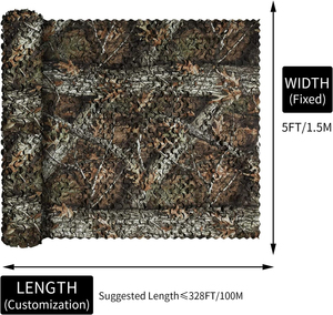 TRONYOND Durable chasse CAMO Polyester <span class=keywords><strong>filet</strong></span> maille caché 3D <span class=keywords><strong>Camouflage</strong></span> bois formation filets ombre <span class=keywords><strong>voiture</strong></span> garni <span class=keywords><strong>filet</strong></span> extérieur - Product Image 6