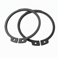 DIN 471 150x4mm Large External Retaining Ring Spring Steel Circlip with Black Finish and 46-54HRC Hardness for Shaft