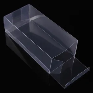 사용자 정의 투명 플라스틱 상자 명확한 호의 플라스틱 접이식 접이식 선물 애완 동물 PVC PP 상자