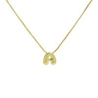 Collar con Nombre Personalizado en Cobre, Estilo Burbuja, Venta Caliente