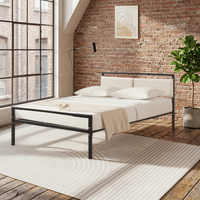 Base de lit double intelligente et réglable en acier inoxydable avec sommier à lattes, base zéro gravité, robuste et durable pour appartement, soins de santé et repos