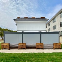 Stores enrouleurs d'extérieur personnalisés, coupe-vent et imperméables, stores pour fenêtres et terrasses