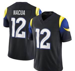 เสื้อเจอร์ซีย์ทีมลอสแอนเจลิสสไตล์ใหม่สำหรับผู้ชาย หมายเลข 12 พูก้า นาคัว 8 จาเร็ด เวิร์ส 23 ไคร์เรน วิลเลียมส์ 17 ดาแวนเต้ อดัมส์ 9 เมธาวิธ ชอร์ต - Product Image 2