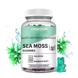 Gomitas de Musgo Marino Orgánico ASAP OEM - Productos de Belleza para Adultos, Grado Alimenticio, 60 Gomitas/Botella - Product Image 1