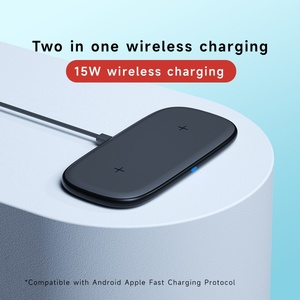 <span class=keywords><strong>Chargeur</strong></span> double 15W à charge rapide, <span class=keywords><strong>chargeur</strong></span> sans fil ultra fin, matériau <span class=keywords><strong>PC</strong></span> durable pour la charge simultanée de 2 iPhones - Product Image 5