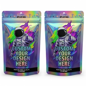 ถุงซิปล็อคกันกลิ่นแบบตั้งได้ พิมพ์โลโก้ได้ตามต้องการ ผลิตจากไมลาร์ ทนทาน ใช้สำหรับบรรจุภัณฑ์อาหาร - Product Image 2