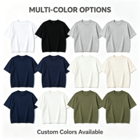 T-shirt ample et court LANMORN, personnalisable avec logo, pour homme, style boxy, manches courtes.