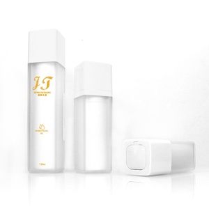 Luxury <b>Empty</b> Airless Pump <b>Bottles</b> 15ml Inventory Double Wall clear Frosted Airless Serum <b>Bottle</b> - Product Image 3