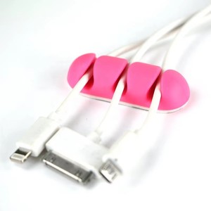 Organizzatore per Cavi a 3 Canali, Clip per Cavi USB da Scrivania, Supporto per Gestione Cavi - Product Image 1