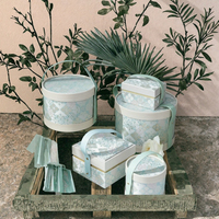 Nouvelle boîte cadeau de mariage pour demoiselles d'honneur, écologique, style chinois, avec protection UV, haut de gamme, petite, en papier artistique, avec emballage en EVA laminé