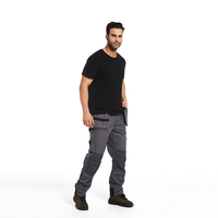 Pantalon de travail uniforme Cargo pour hommes robustes avec genouillère vêtements de sécurité utilitaire multi-outils poches pantalon de Construction charpentier