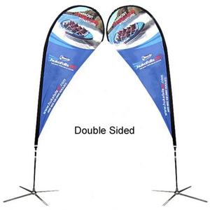 Drapeau de plage volant avec logo personnalisé publicité extérieure 2M 3 mètres 4M 5M drapeau de plage - Product Image 2