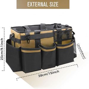 Échantillon gratuit : Sac personnalisé pour accessoires de lavage auto avec logo, idéal pour le detailing de petites voitures et l'organisation du coffre - Product Image 2