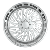 Jantes de camion forgées polies à rebord profond personnalisées SL 30X14 30X16 20X14 22X12 avec 6X139.7 8X170 pour GMC Sierra 1500 Ford F250