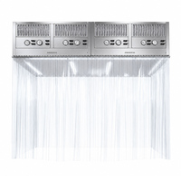 DOP Laminar Flow Hood Mobile HEPA/ULPA Filter Anti-Static 304 Stainless Steel Untuk Laboratorium & Industri