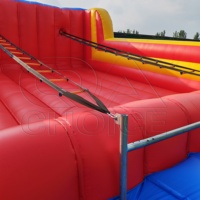 Échelle à cordes gonflable Jacob's Ladder en PVC de qualité commerciale pour la location événementielle – Jeu de carnaval sportif interactif – Grande vente