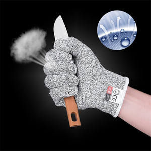 Guantes de seguridad para el trabajo, protección contra cortes, HPPE nivel 5, alta calidad, certificado <span class=keywords><strong>CE</strong></span> EN venta - Product Image 3