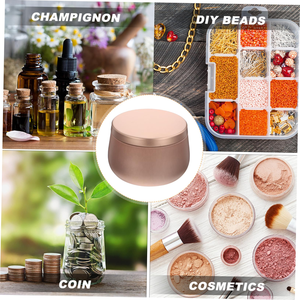 Recyclable Metal Food-Grade <b>Tin</b> Box Multiple Colors for Flower <b>Tea</b> Candy Chocolate Aromatherapy Candle <b>Tin</b> Jar Packaging Storage - Product Image 6