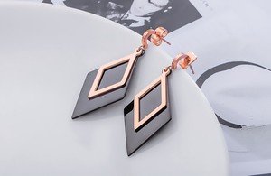 Boucles d'oreilles longues de forme géométrique, bijoux à la mode pour femmes, nouveauté - Product Image 5