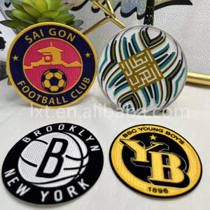 Insignes personnalisés de transfert de chaleur pour les troupeaux <span class=keywords><strong>Patch</strong></span> de football Logo 3D Tatami brodé Patches de <span class=keywords><strong>flocage</strong></span> de vinyle pour <span class=keywords><strong>maillot</strong></span> de football - Product Image 6