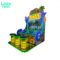 Machine de jeu vidéo d'arcade de course et de tir à 3 places, à monnayeur, pour centres de divertissement et enfants