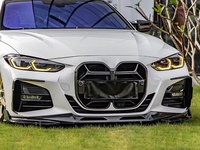 Garnitures d'admission d'air avant en fibre de carbone sèche polie de style SQ de haute qualité, adaptées à la modification des BMW Série 4 G22 G23