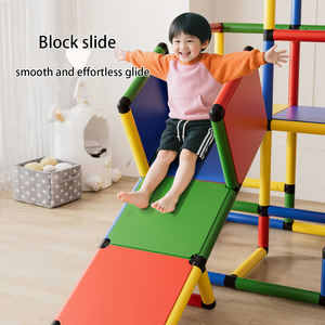 Set Konstruksi Pipa DIY Mainan Panjat Dinding Anak-Anak untuk Balita, Bingkai Panjat Dalam Ruangan untuk Rumah - Product Image 5