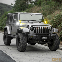 Support de fixation pour phare OMU Genesis Series pour Jeep Wrangler JK, accessoires tout-terrain, support de phare LED pour voiture